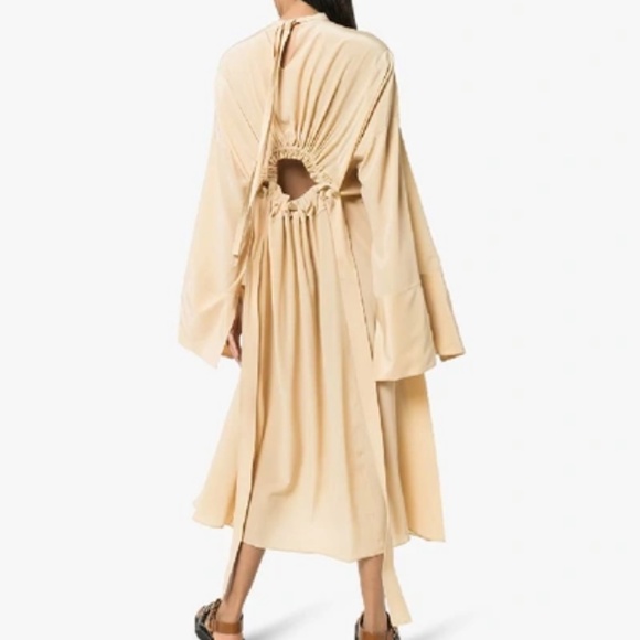 Acne Studio Open gather back dress Chloe for exposure - Picture 4 of 6